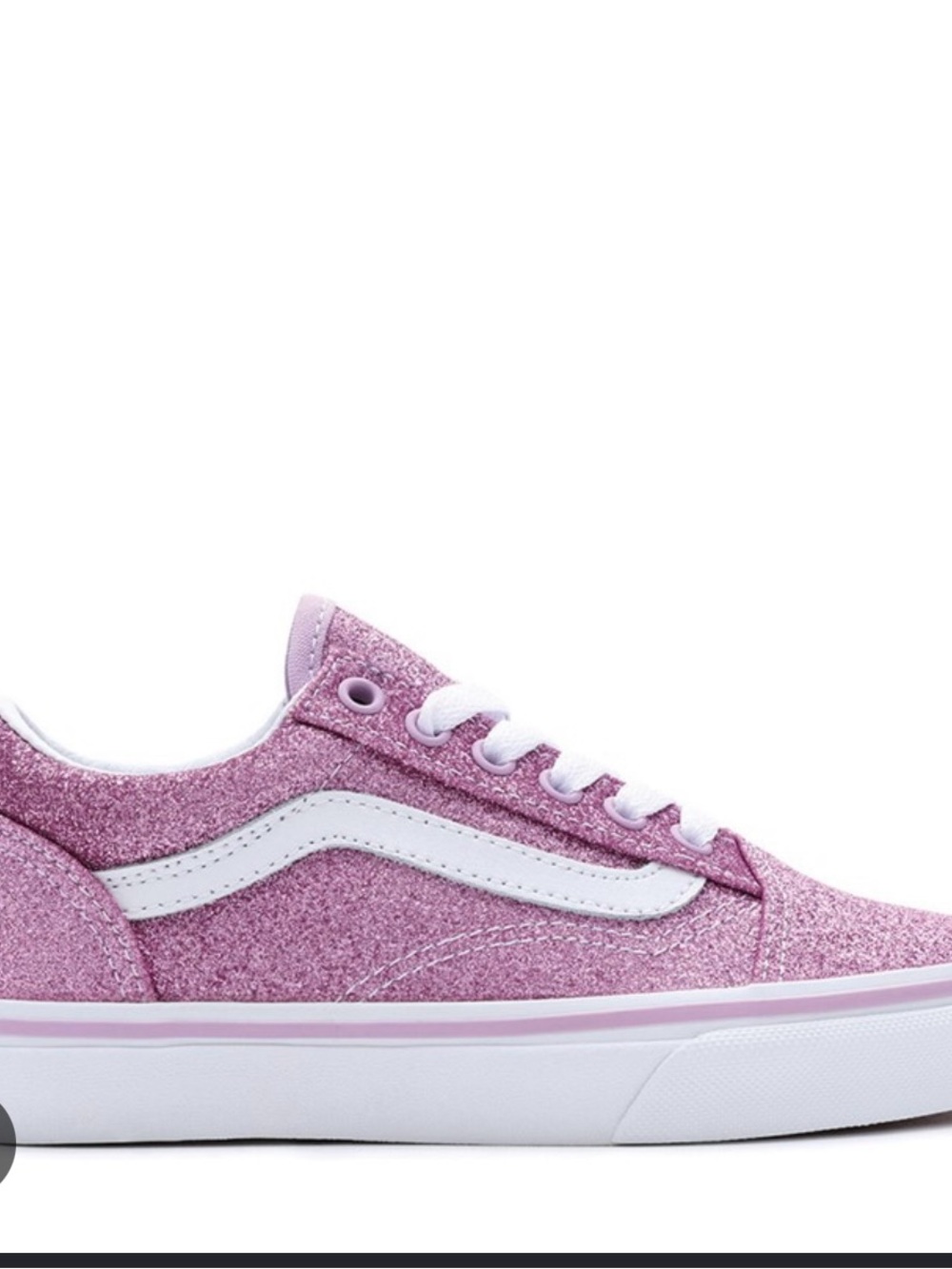Vans Kids Pink Glitter Old Skool Sneakers